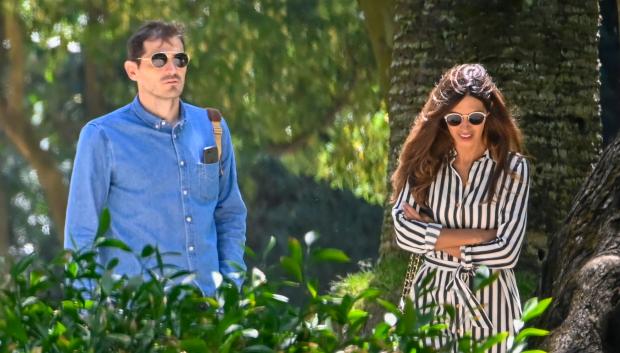 Soccerplayer Iker Casillas and Sara Carbonero in Oporto on Sunday, 12th May 2019