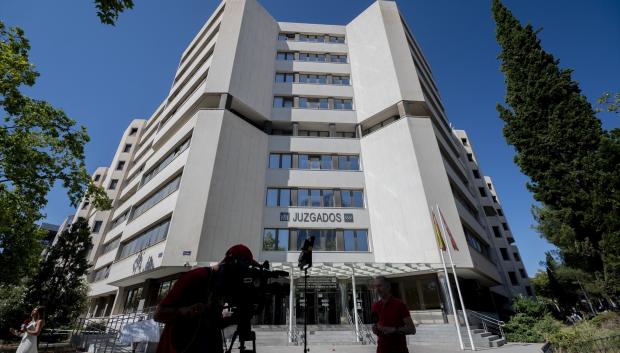 Fachada de los Juzgados de Plaza de Castilla en Madrid