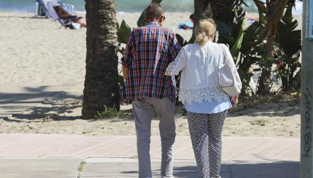 Julían Muñoz y Maite Zaldivar en Marbella. 12 de Junio de este año