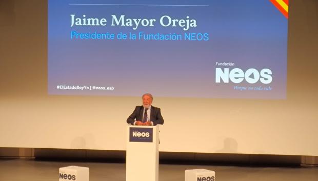 Jaime Mayor Oreja, presidente de NEOS