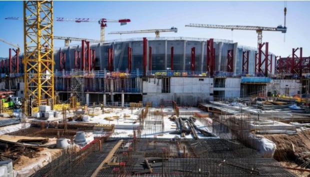 Estado actual de las obras del Camp Nou