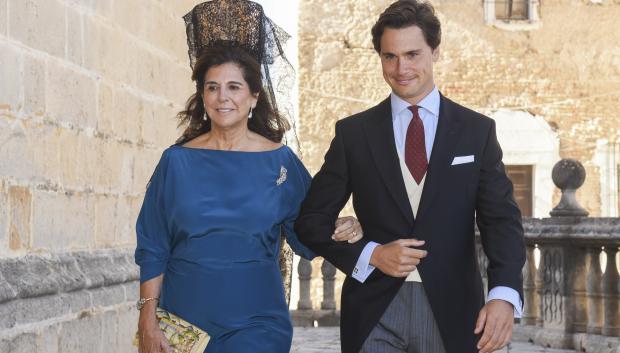 at the wedding of Ana Cristina Portillo and Santiago Camacho in the Cathedral of Jerez in Jerez de la Frontera. September 28 2024