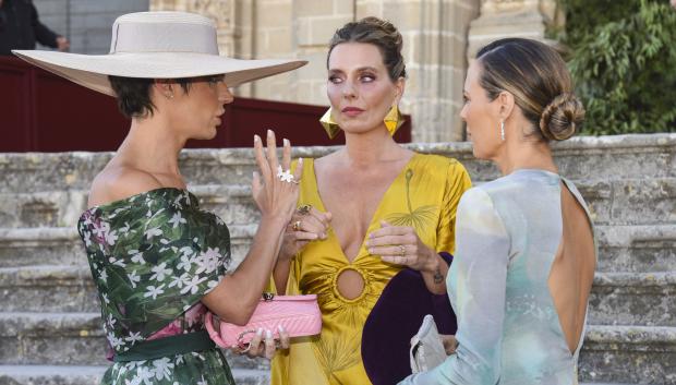 Santiago Camacho at the wedding of Ana Cristina Portillo and Santiago Camacho in the Cathedral of Jerez in Jerez de la Frontera. September 28 2024