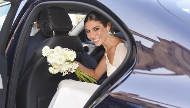 Ana Cristina Portillo at her wedding with Santiago Camacho at the Cathedral of Jerez in Jerez de la Frontera. September 28 2024