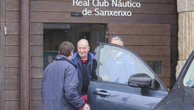 Emeritus King Juan Carlos I in Sanxenxo. October 2nd 2024