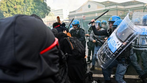 Manifestación en apoyo de los palestinos