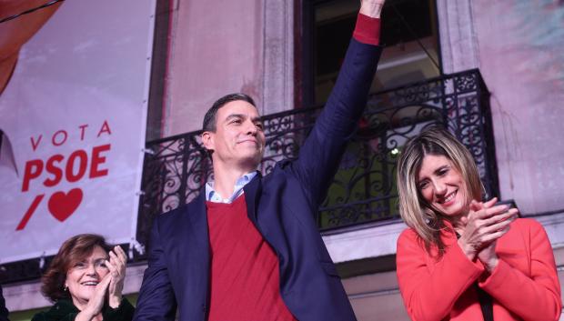 Pedro Sánchez y Begoña Gómez