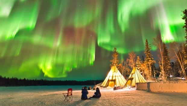 Aurora boreales en Canadá