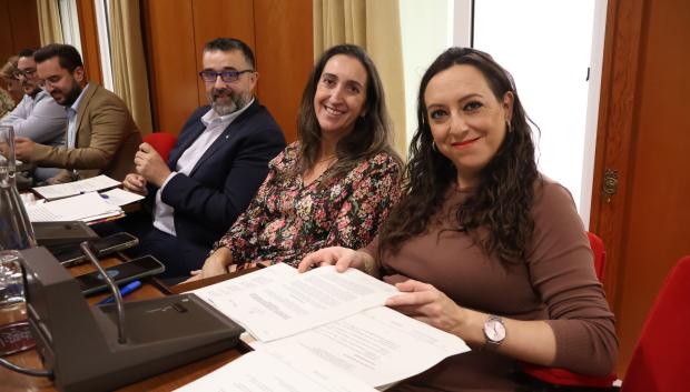 Rafael Saco, Paula Badanelli y Marta León