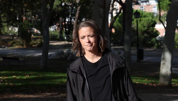 Maria Casado during burial of Mayra Gomez Kemp in Madrid on Friday, 18 October 2024.