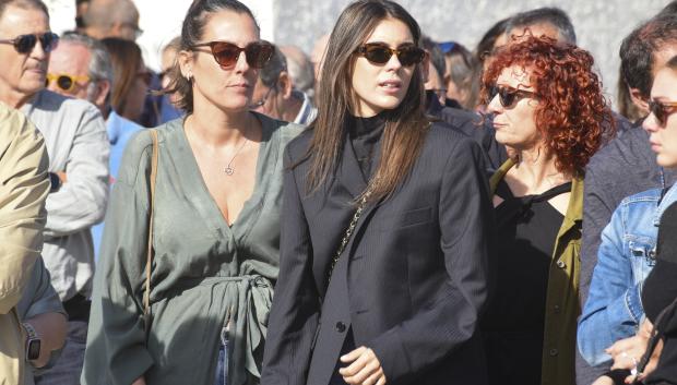 Anna Ferrer Padilla during burial of Luis Padilla in Zahara de los Atunes on Tuesday, 22 October 2024.