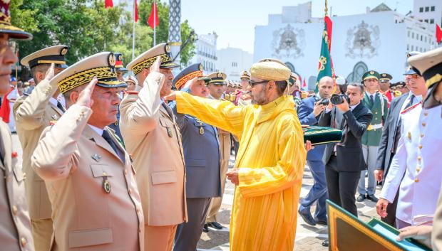 Morocco's King Mohammed VI  attending the occasion of the 25th anniversary of the King Morocco Mohamed accession to the throne, in 1999, in Tetouan, Morocco, on July 31st, 2024.