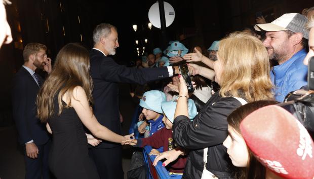 Spanish King Felipe VI during the celebration of the 32th edition of the concert of the Princess of Asturias Awards 2024 in Oviedo, on Thursday 24 October 2024.