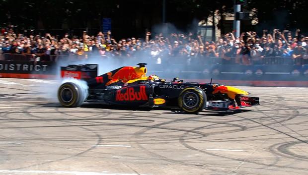 Checo Pérez en el Showrun de Madrid