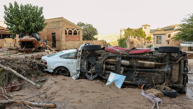 Destrozos causados por la DANA en Letur (Albacete)