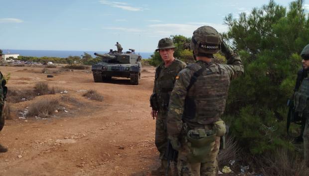 Militares participan en Melilla en un ejercicio en el marco del Plan de Preparación Anual