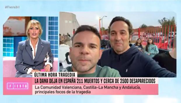 Iker Jiménez y Ángel Gaitán, en Fiesta