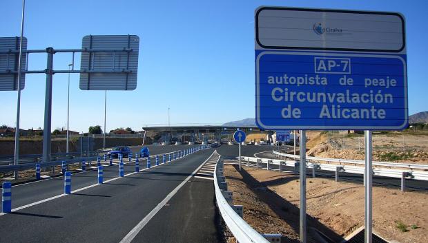 La AP-7 en Alicante ha sido gratis este verano