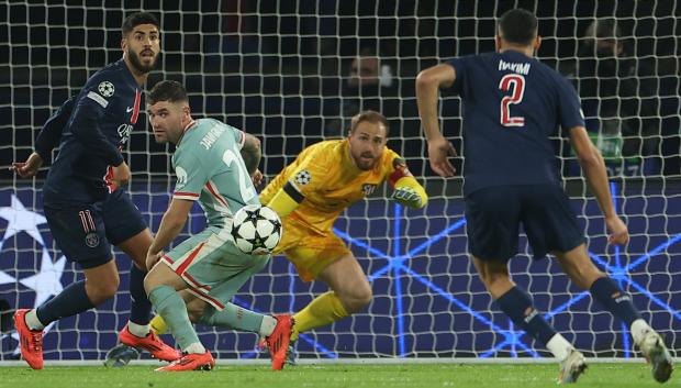 El PSG fue mejor en la primera mita