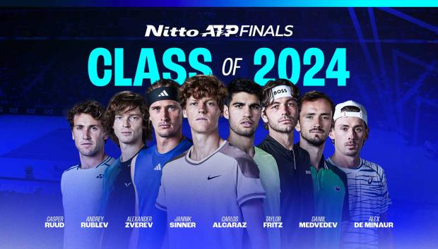 Los ocho componentes de las Nitto ATP Finals de Turín 2024