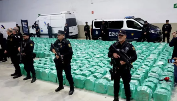 Operación en Algeciras donde se incautaron 13 toneladas de cocaína