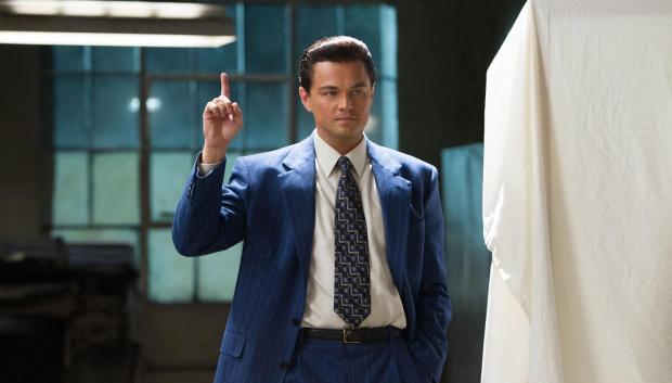 DiCaprio en El lobo de Wall Street