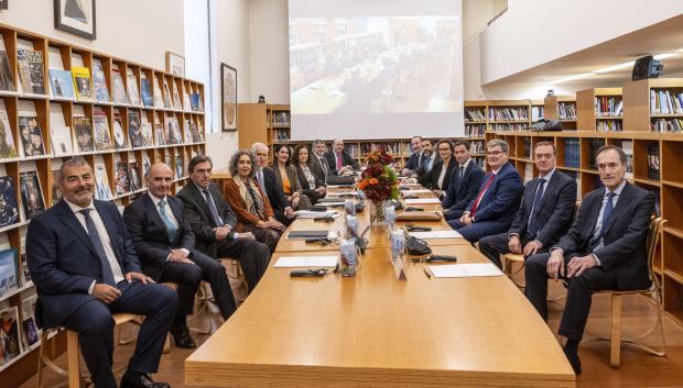 Reunión del Patronato del Museo Gugghenheim de Bilbao presidido por el lendakari vasco