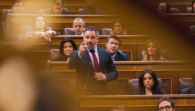 Santiago Abascal, en una sesión plenaria en el Congreso

VOX
21/2/2024