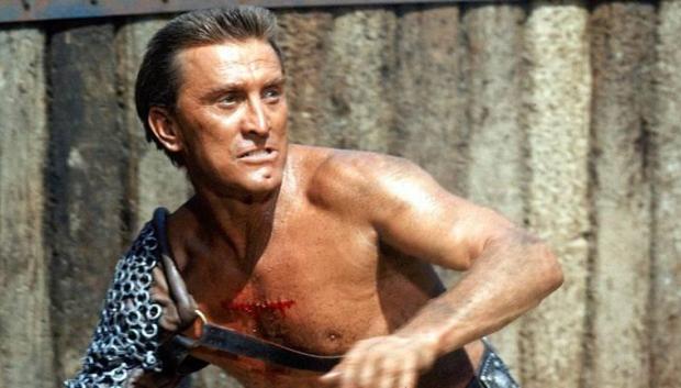 Kirk Douglas en Espartaco