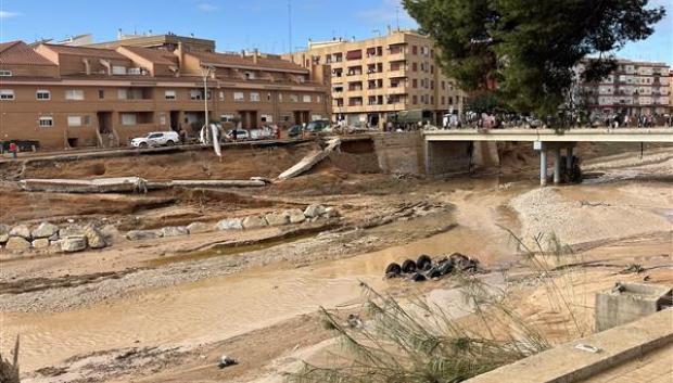 Barranco de Paiporta, Valencia, 3 días después de la DANA