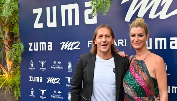 Michel Salgado y Malula Sanz, en una imagen de 2022