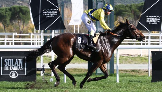 'Witiza' con Diego Sarabia, venciendo en la 5ª Carrera 'Gran Premio Antonio Blasco'