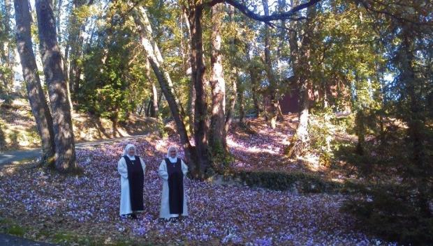 La madre Lina y la hermana Verónica, fundadoras de la comunidad