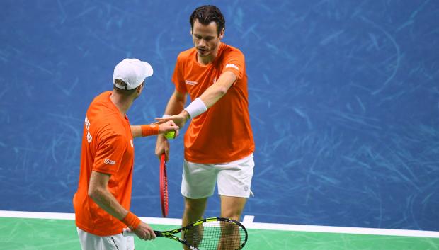 Wesley Koolhof y and Botic van de Zandschulp se llevaron el primer set