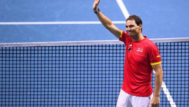 Rafa Nadal se despide de la afición española presente en el Martín Carpena