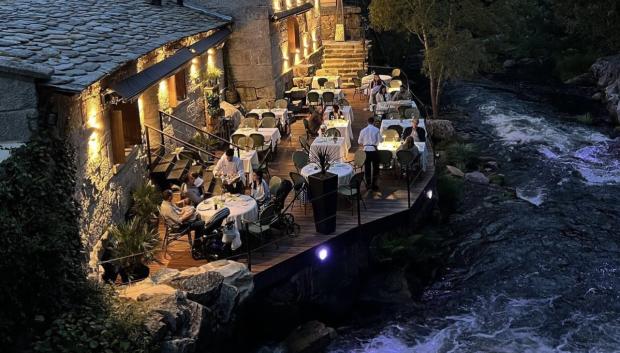 Panorámica de la terraza del restaurante