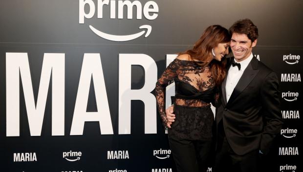 Presenter Maria Cerqueira and bullfighter Cayetano Rivera Ordoñez attending the Amazon Prime documentary premiere for 'Maria' in Lisbon.