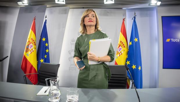 La ministra de Educación, Formación Profesional y Deportes, Pilar Alegría