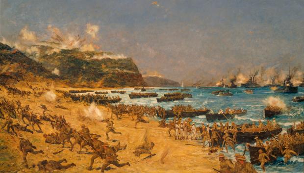 Desembarco en Gallipoli, abril de 1915