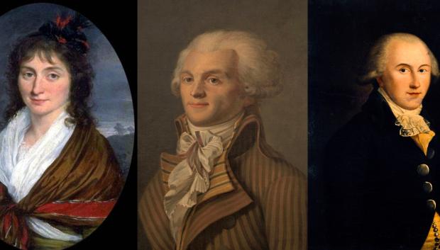 Charlotte, Maximilien y Augustin Robespierre