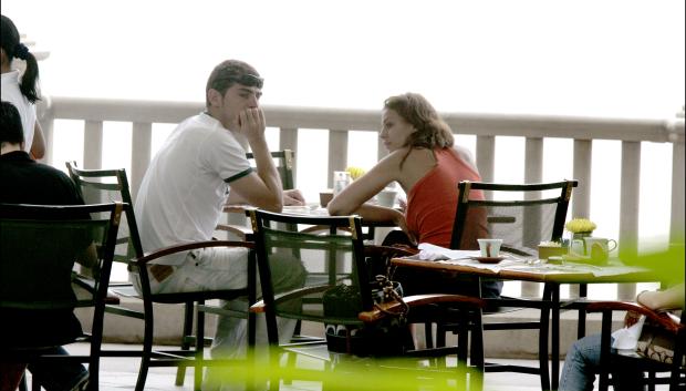 Eva González e Iker Casillas, en 2007