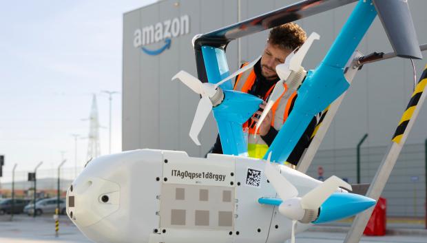 El vuelo de prueba de Amazon se llevó a cabo con el nuevo MK-30