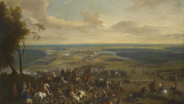 La batalla de Malplaquet, Jan van Huchtenburgh