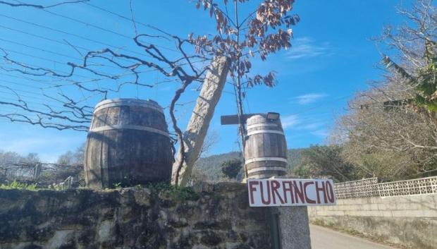 Furancho que visitó la Princesa Leonor con sus amigos de la Escuela de Marín