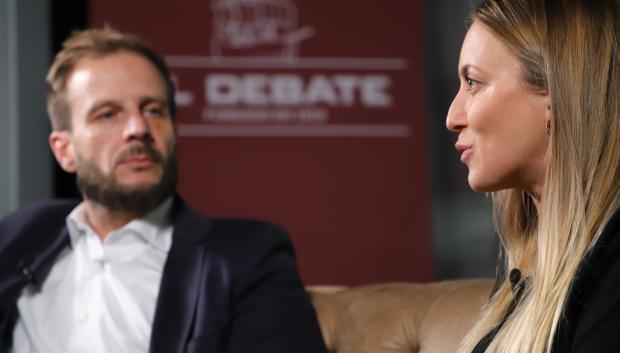 Daniel Caballo y Alicia Gutiérrez durante su entrevista en El Debate