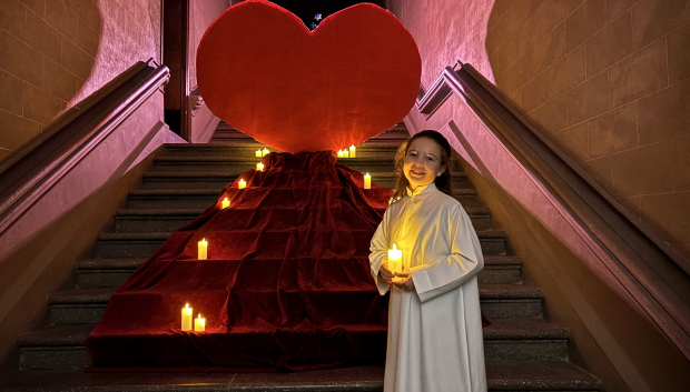 El inicio del Pesebre viviente del Colegio Reial Monestir Santa Isabel