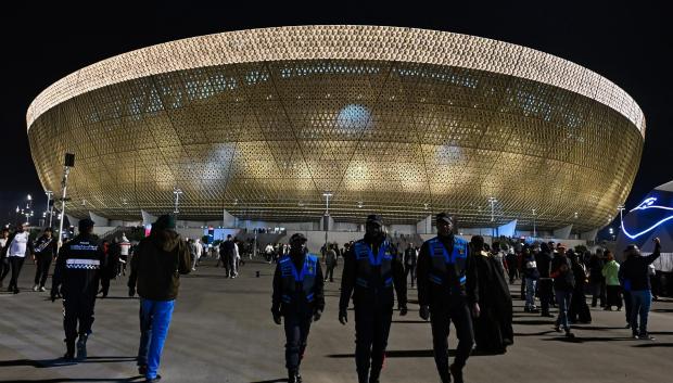 Así lucen los aledaños del Lusail Stadium