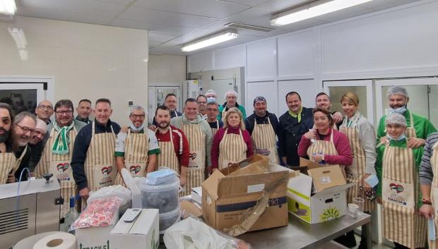 Algunos de los voluntarios de Cocinillas CCF