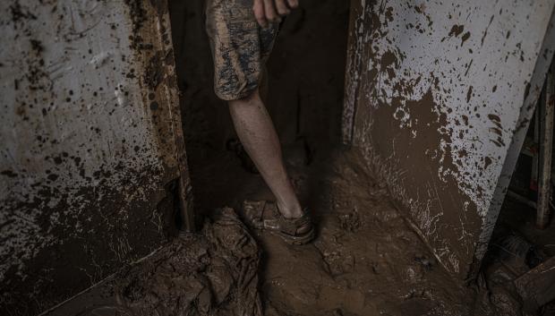 Fotografía de Pablo Tosco realizada en Paiporta, Valencia, unos días después del fenómeno de la Dana que afectó gravemente la zona sur de Valencia.