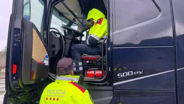 El control verificó la documentación de cientos de camioneros